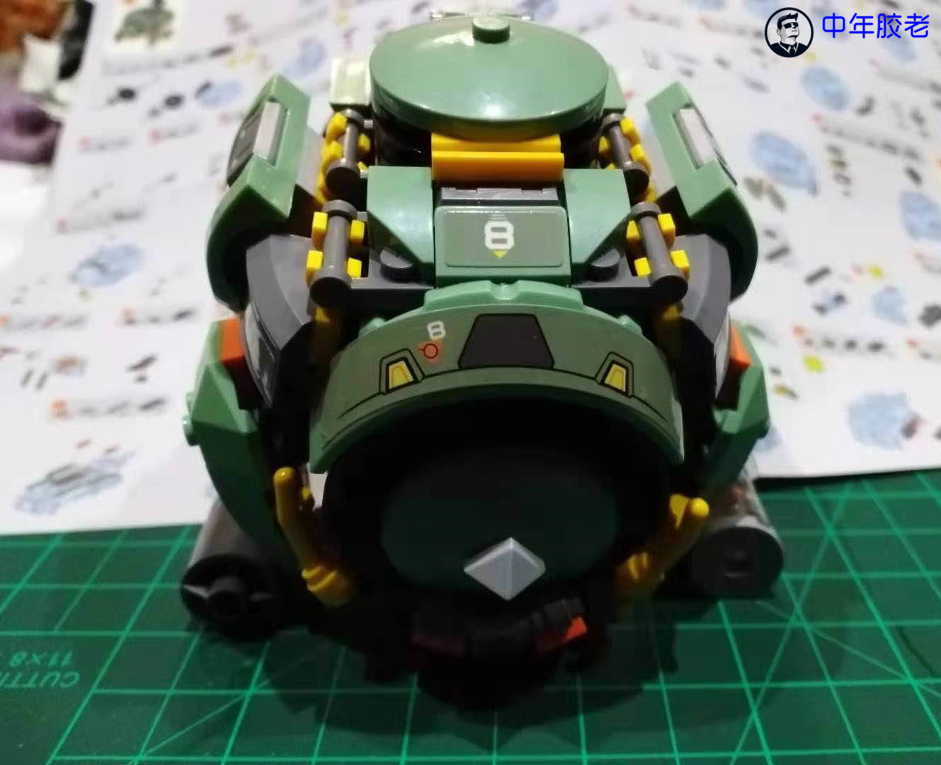 乐高守望先锋仓鼠机甲,守望先锋仓鼠乐高怎么拼