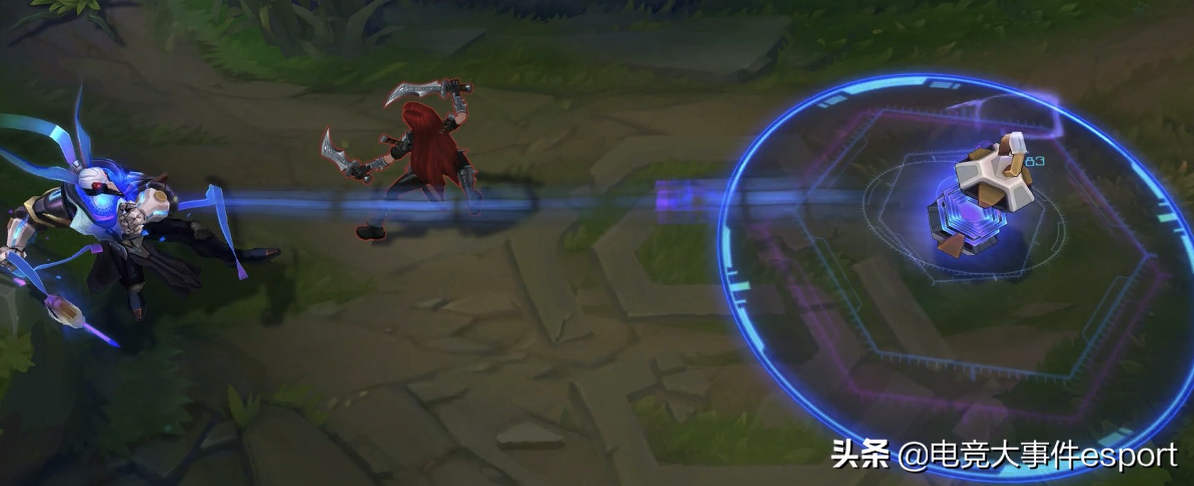 lol手游锤石未来战士皮肤技能特效,lol未来战士锤石