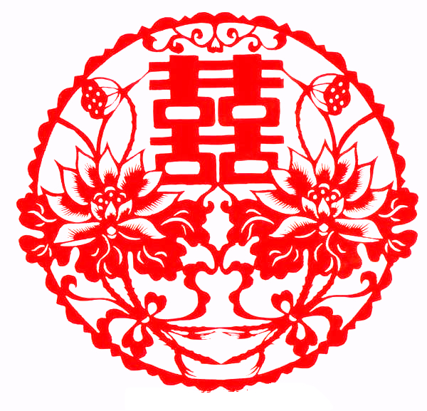 对称图形剪纸窗花,民俗窗花介绍