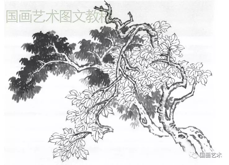 山水画基础技法山石教材,宋元国画山水画基础技法详解
