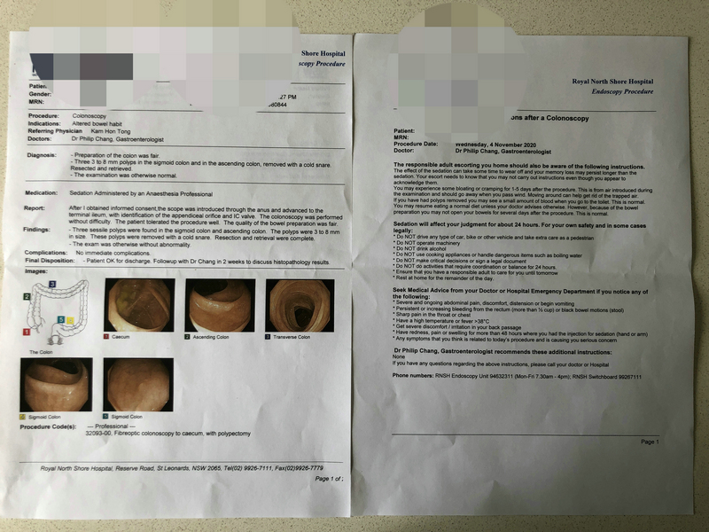 胃肠镜亲身体验感受,我在澳洲做肠胃镜的体验