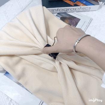 烂大街的阔腿裤也穿出高级感,阔腿裤就要选择保暖又显瘦的