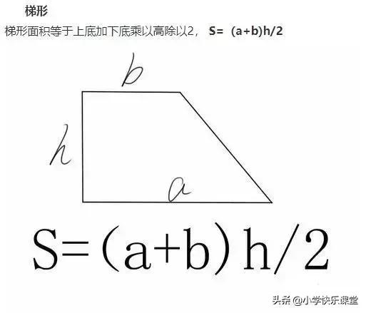 小学数学图形的面积公式,小学数学周长体积面积公式大全