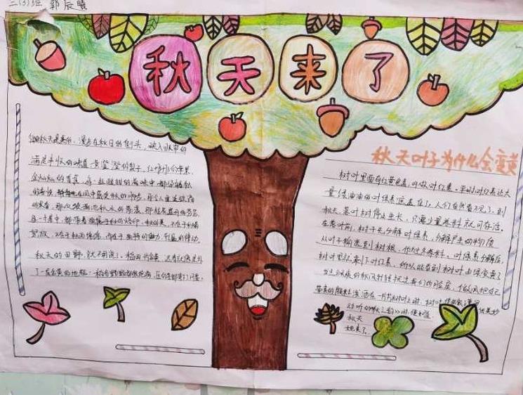 太有创意了!古城实小开展“秋•树叶”为主题的实践活动