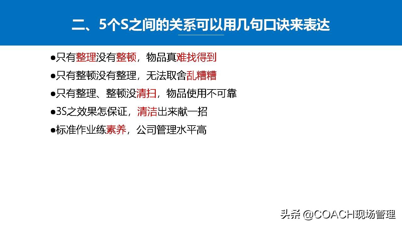 5s管理生产管理安全管理,5s现场管理的推行步骤