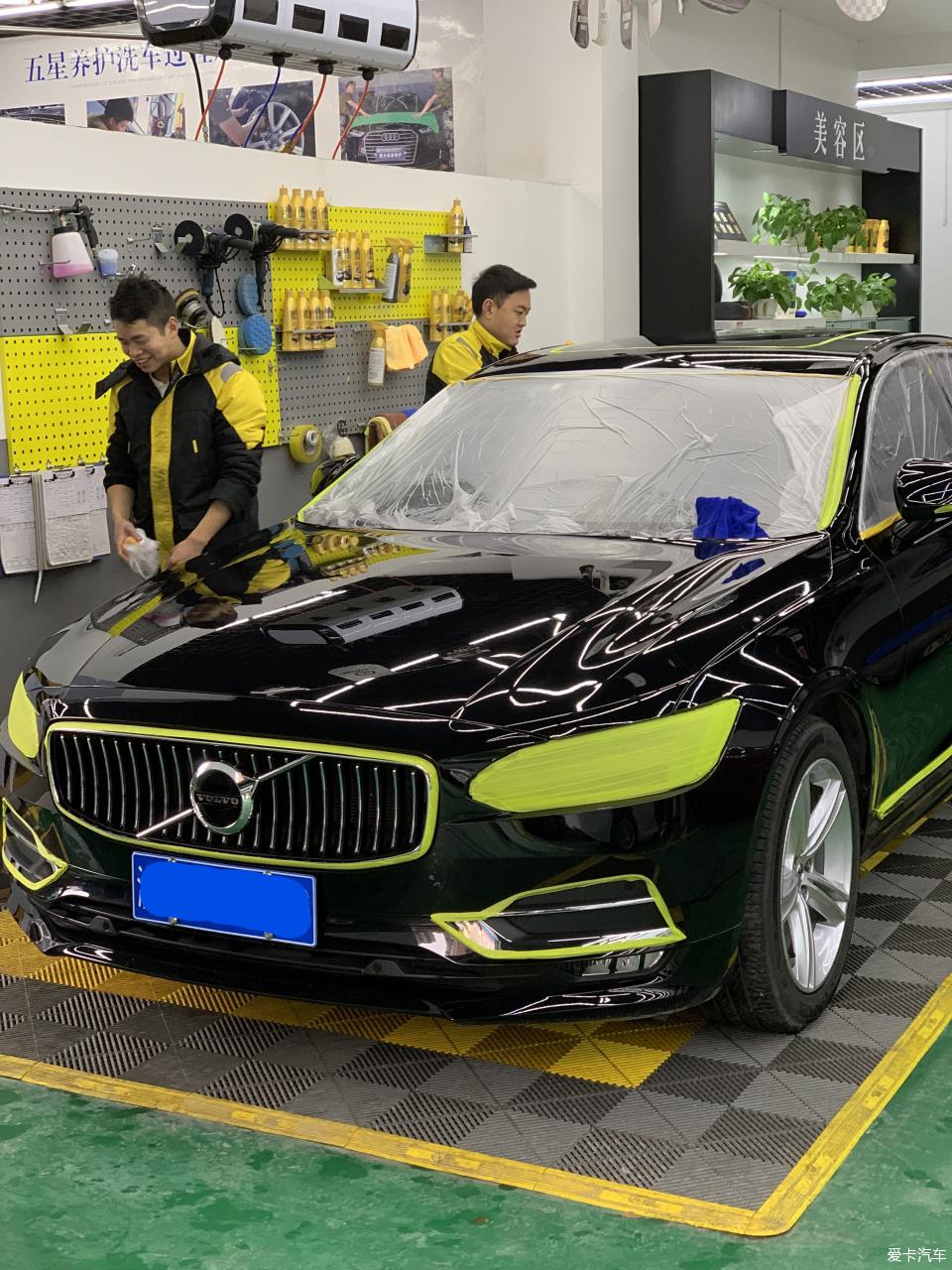 汽车镀晶在于抛光技术吗,沃尔沃s90镀晶