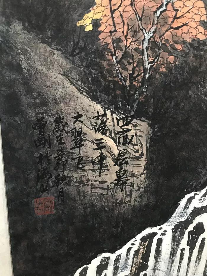 曾刚国画山水技法4,曾刚雪景国画山水画图片