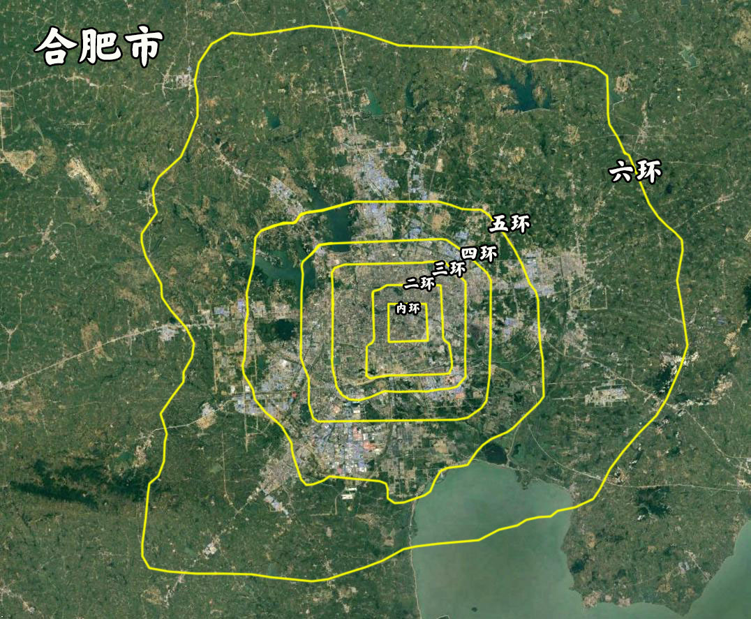 同比例面积城市对比,北京五环图对比各大城市