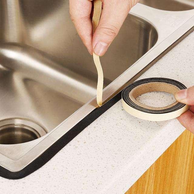 水槽边玻璃胶怎样能不发霉,水槽玻璃胶发黑怎么处理