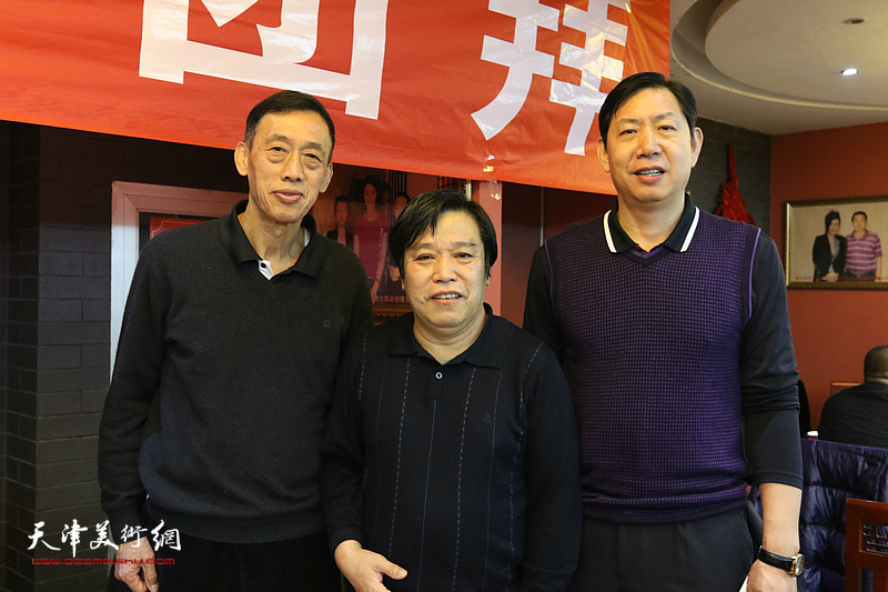 巨龙画院新春团拜活动在江泽福轩大饭店举行