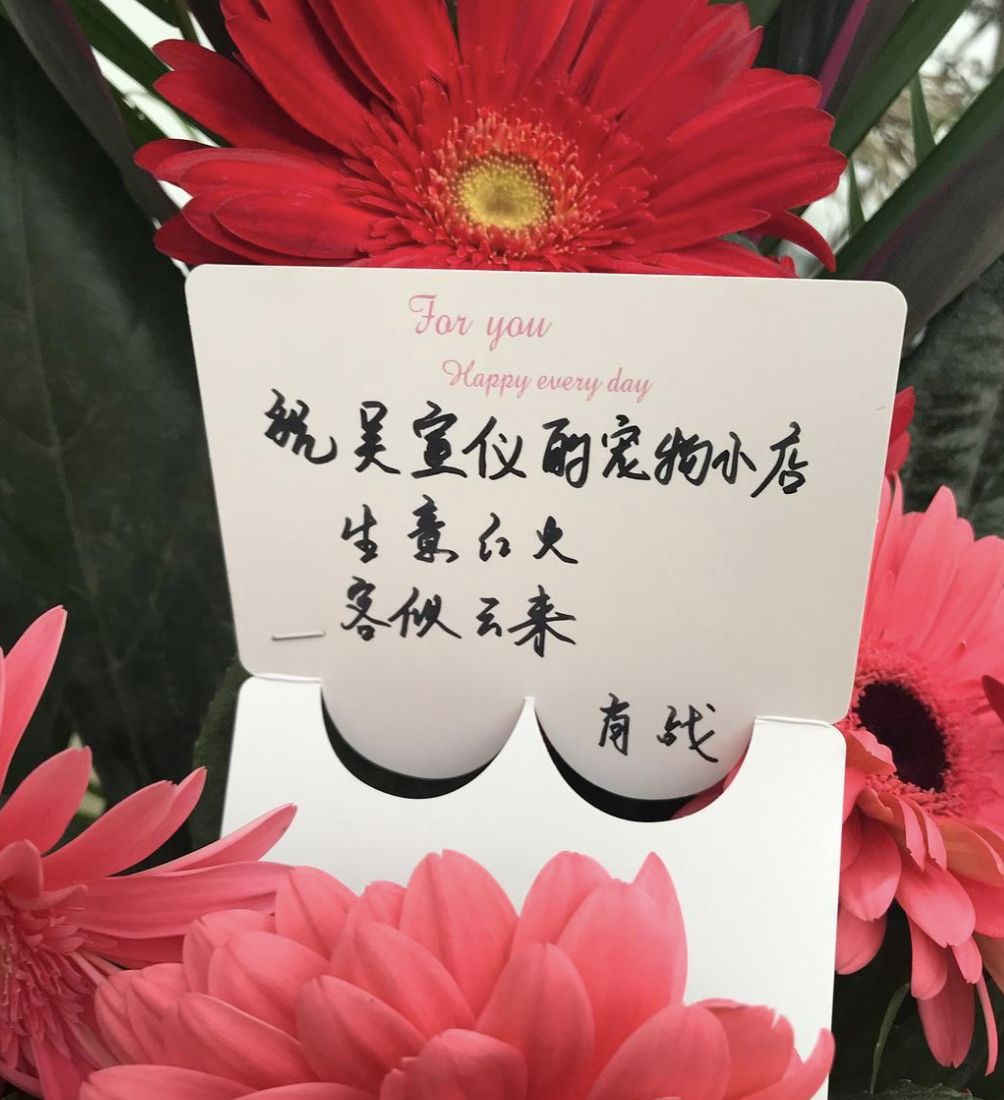 肖战送花给吴宣仪,肖战送吴宣仪花篮了吗