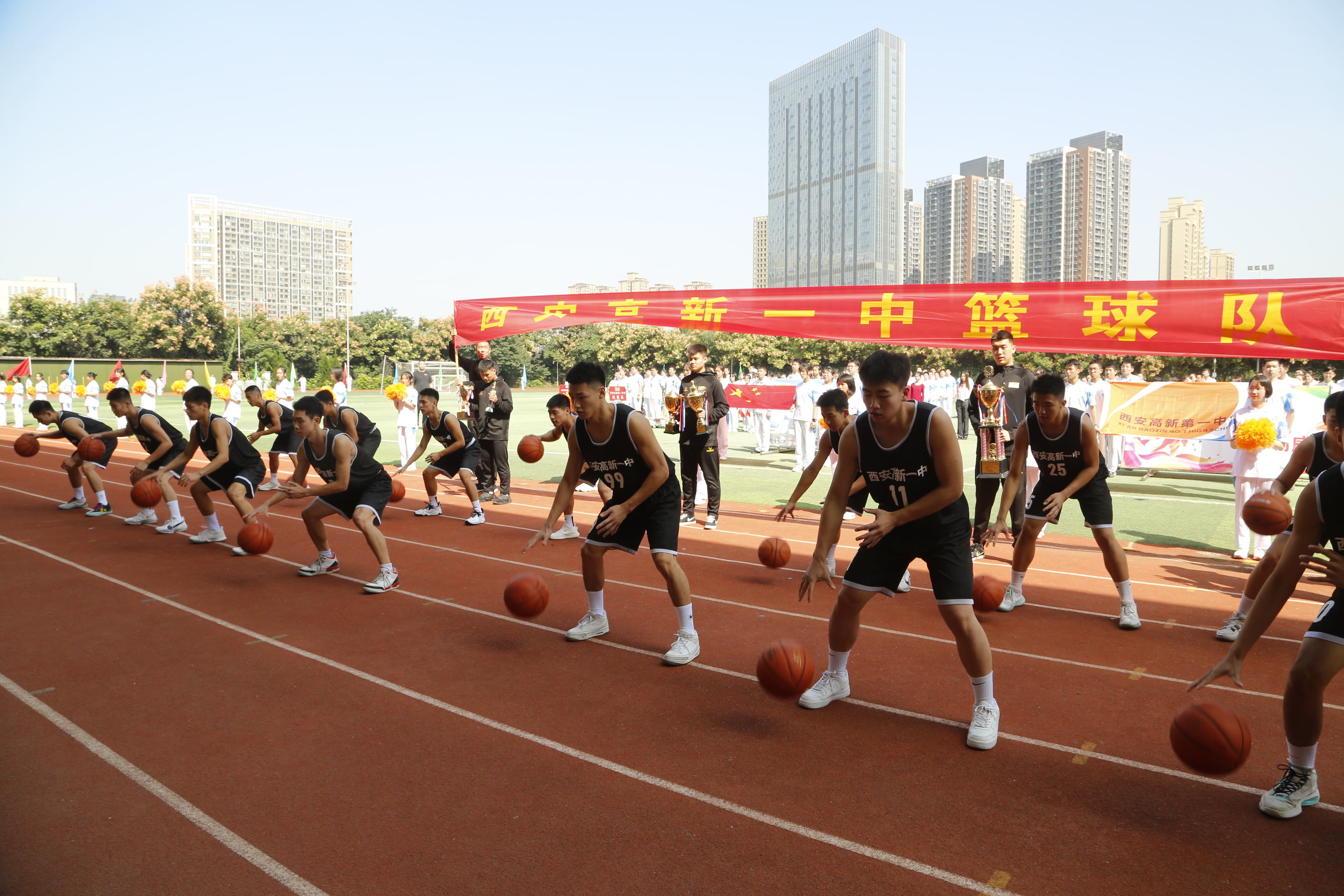 运动有我逐梦不息——记高新一中南校区第25届校运会开幕式