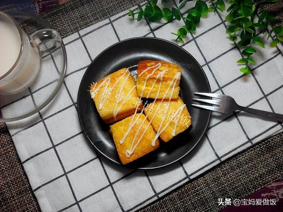 香蕉西多士做法视频,自制早餐西多士