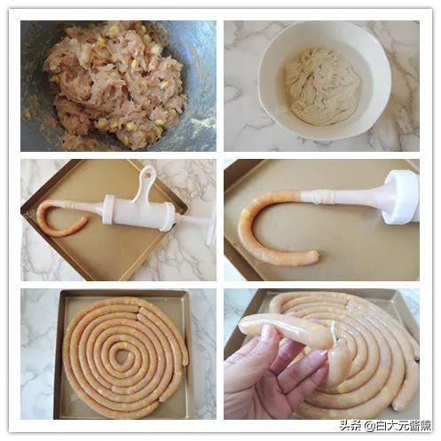 冬季香肠的做法最佳配方,年关将至熏腊肉灌香肠