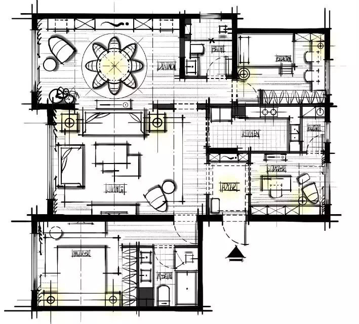 室内设计7种空间构成手法,玩转室内设计平面方案