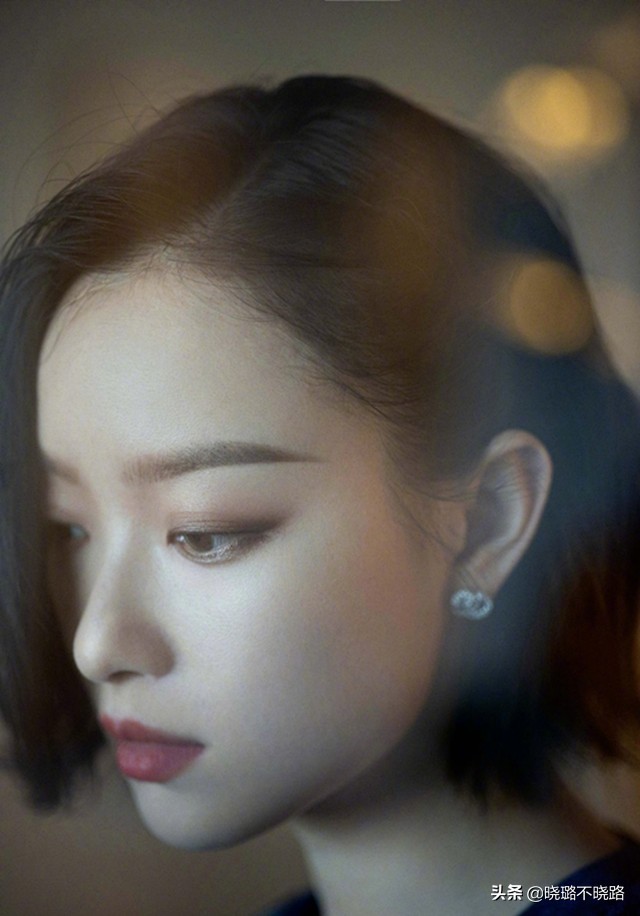 倪妮脸型适合的发型,倪妮电影一刀切短发