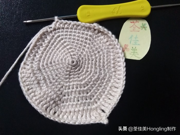 马蹄莲花的钩织教程,马蹄莲宽叶子的钩织教程