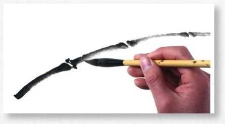 画竹子的简单画法水墨初学,竹子没骨画教程