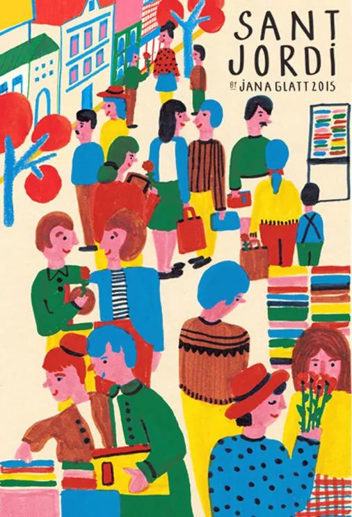 巴西插画师janaglatt作品名字,插画师janaglatt的画