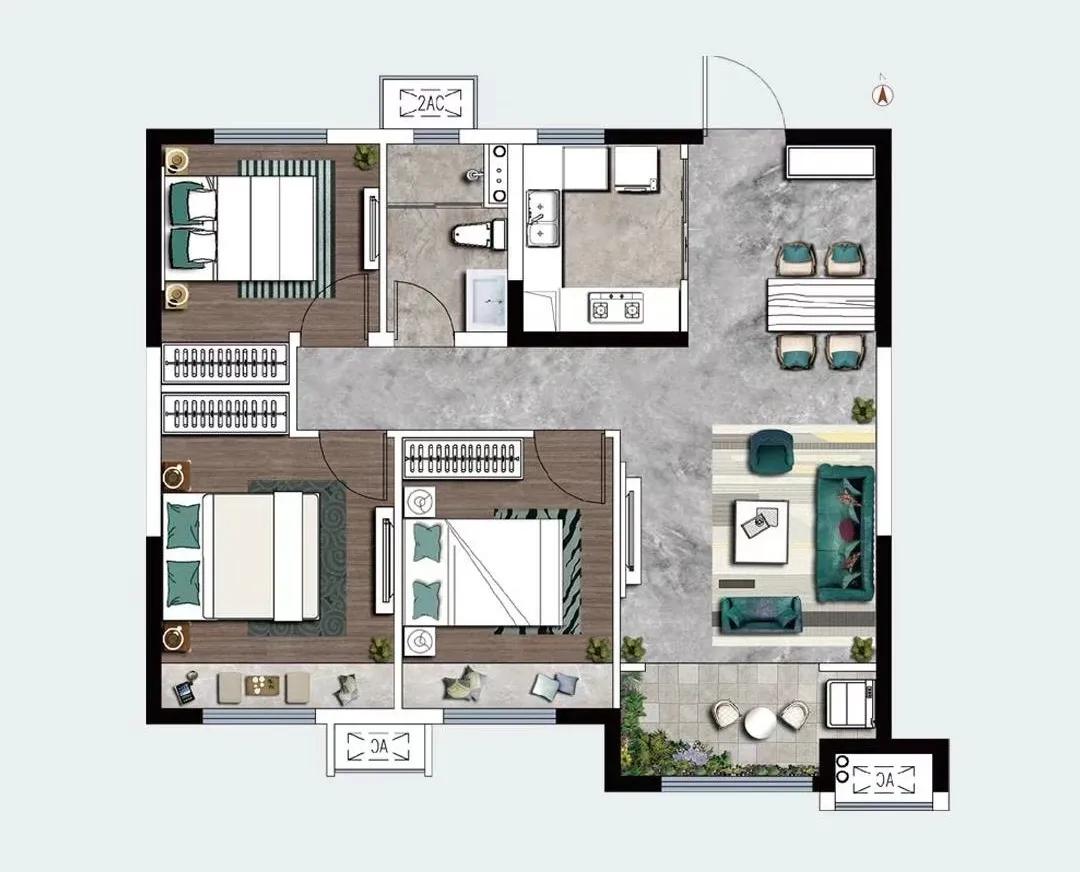 灞河边上单层100平米的复式楼,灞河精装修房子