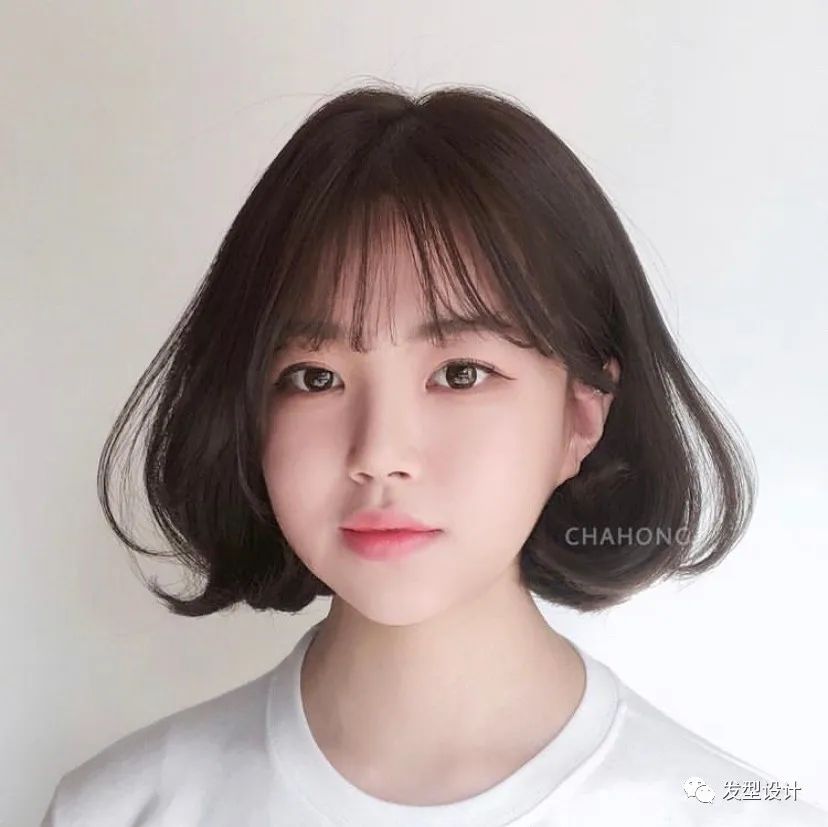 八大网红刘海短发,无刘海短发发型女