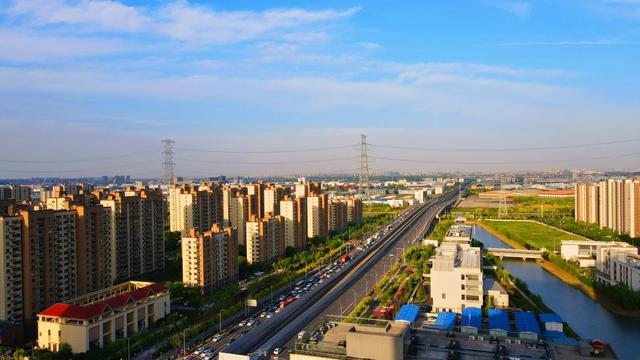 上海青浦区美景图片,航拍青浦全景视频