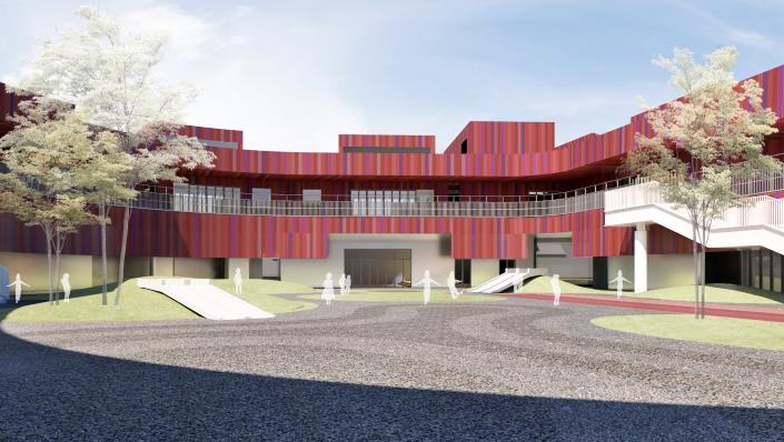 生态城将要建成的学校,生态城实验小学周边规划图