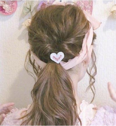 00后女生马尾发型,适合学生党的少女心发饰