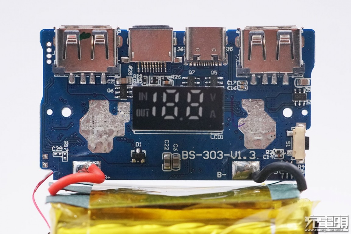 倍思30w超级硅充电器拆解,倍思65w移动电源拆解