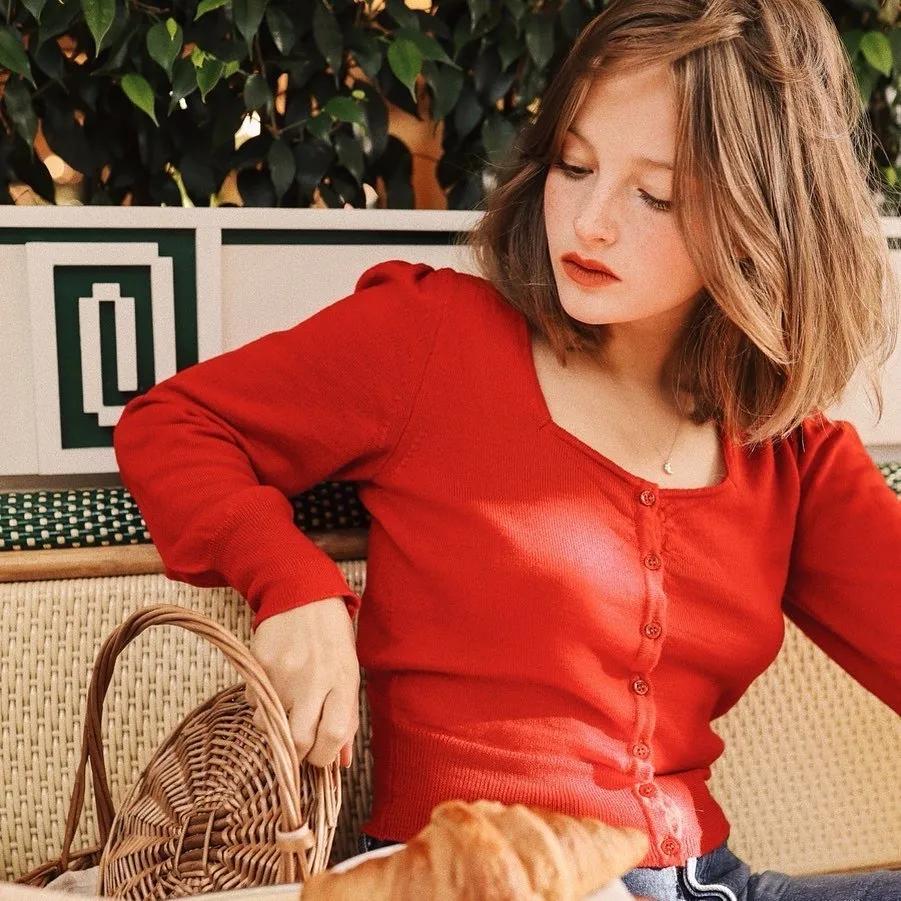 camille秋冬穿搭,法兰西玫瑰衬衫穿搭