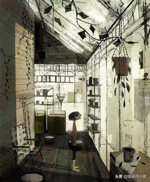 插画师梦幻作品,插画手绘小清新梦幻系