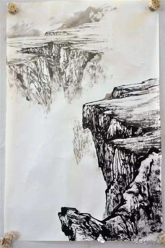 曾刚画山水画上色讲解,如何画山水画教学视频