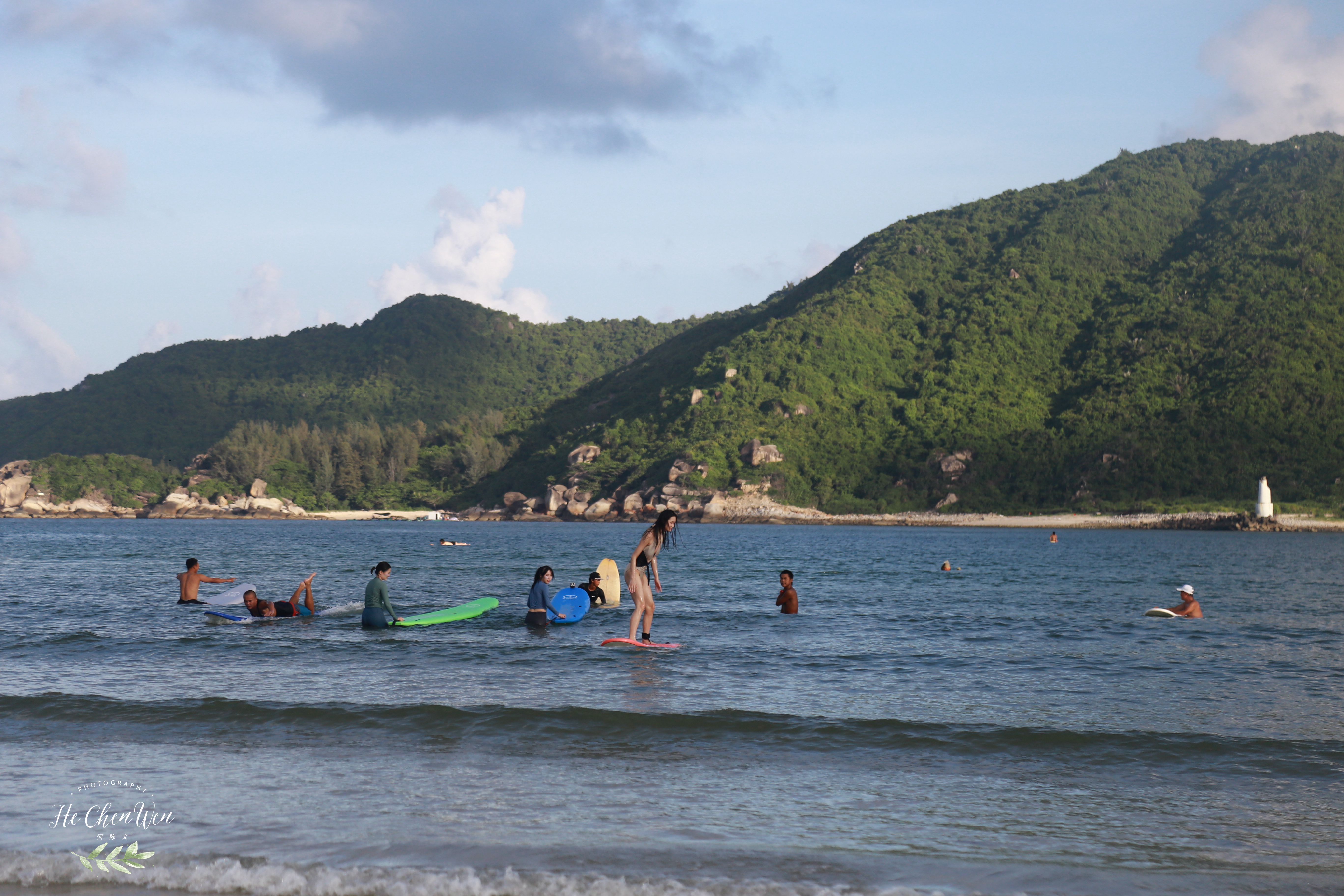 三亚的一个小村庄,三亚的一个渔村