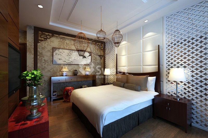 鸿基紫韵双拼别墅,鸿基紫韵230平米装修