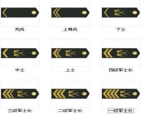 中国军衔和军官资历大全,中国的军官军衔等级