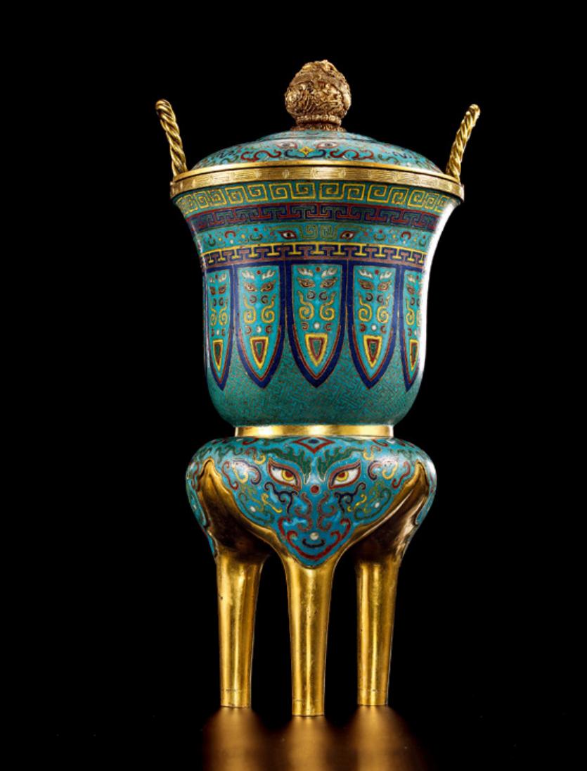 景泰蓝掐丝珐琅器,清雍正御制掐丝珐琅价值