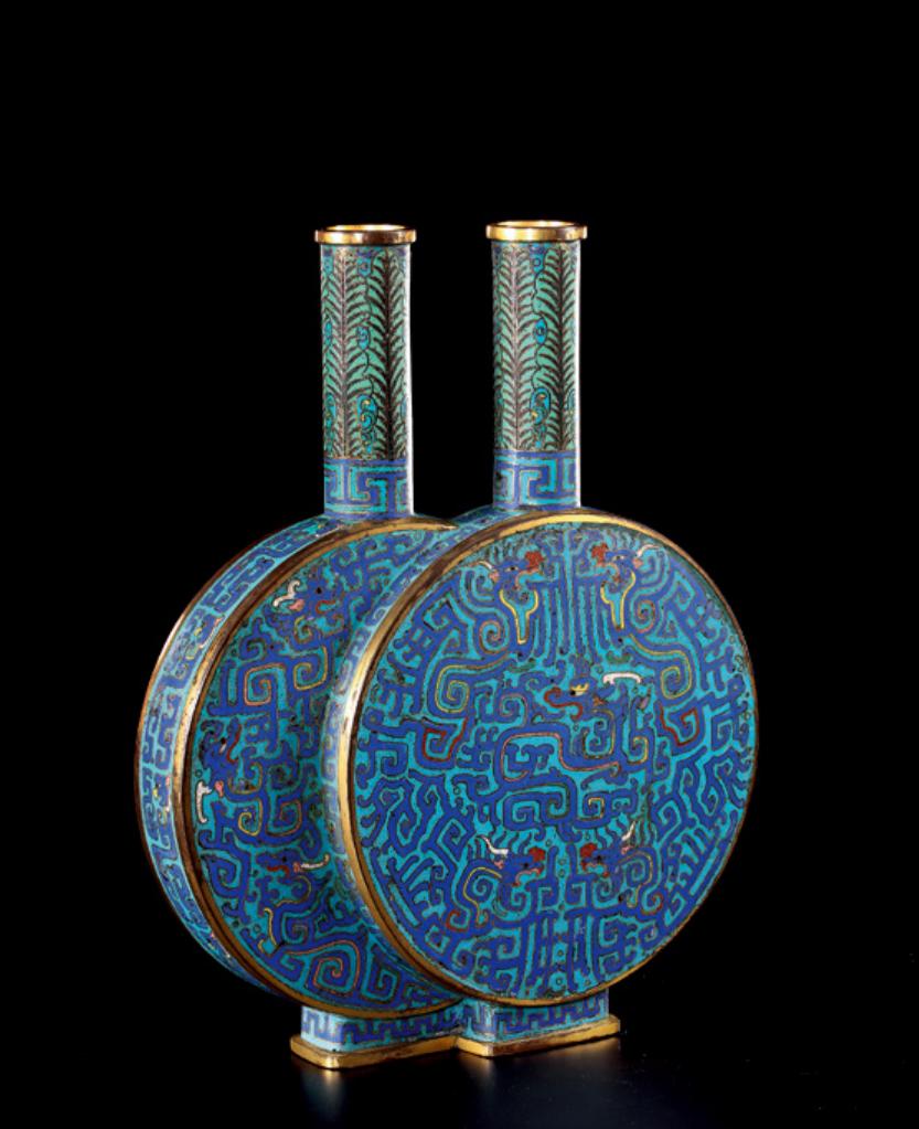 景泰蓝掐丝珐琅器,清雍正御制掐丝珐琅价值