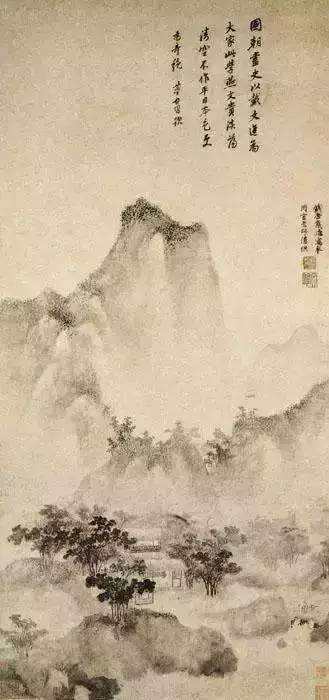 小央美水墨画作品欣赏,40幅养眼浅绛山水画