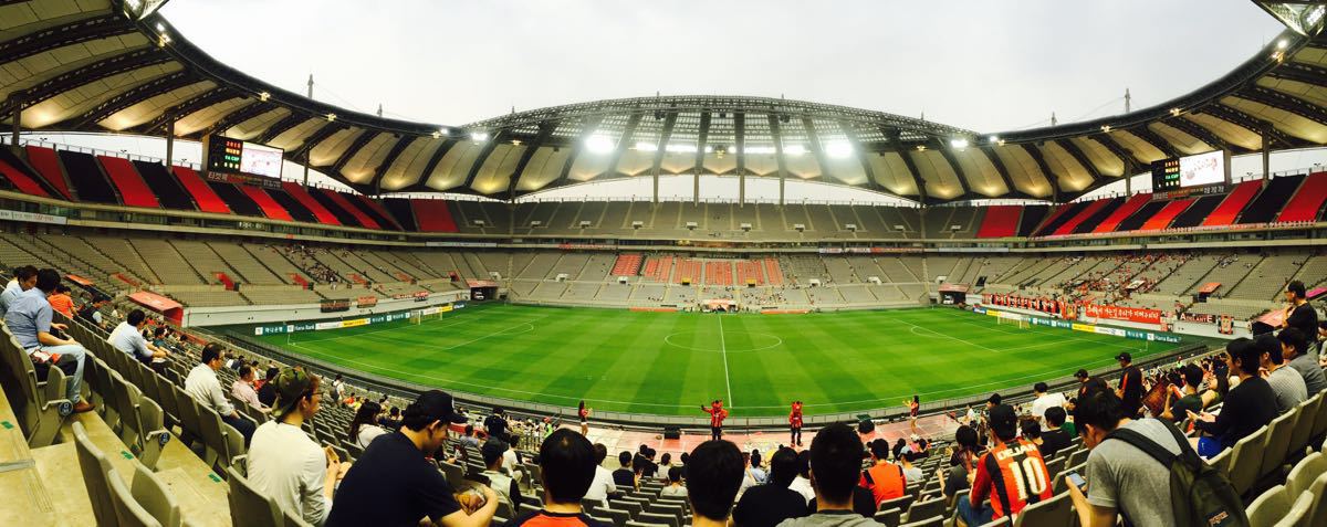 足球场震撼场面中国,东亚足球四大标志性球场