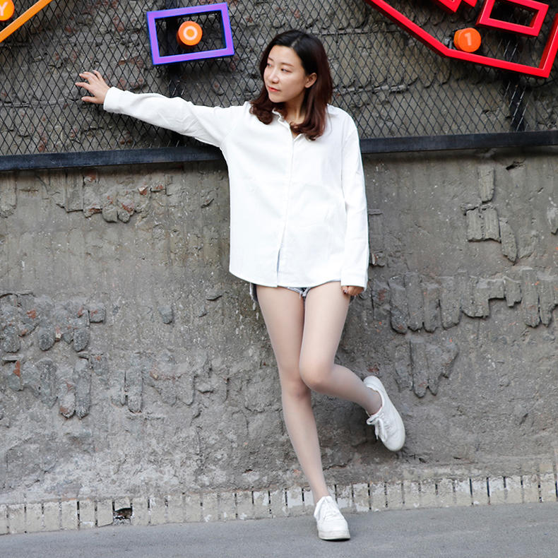 自带磨皮袜的图片,美肤袜光腿神器超自然隐形不假白