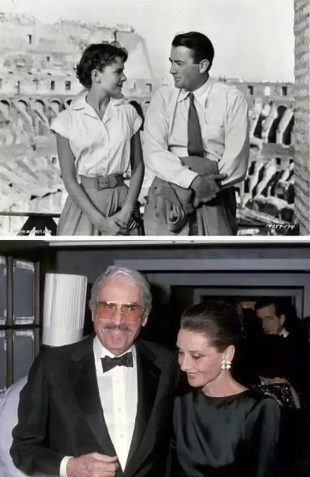 站着的霍金的照片,希拉里和霍金