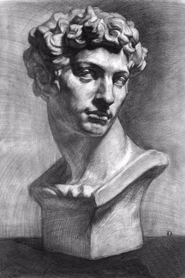 看完这些ps大神的对比图我跪下了,十大神级素描雕塑