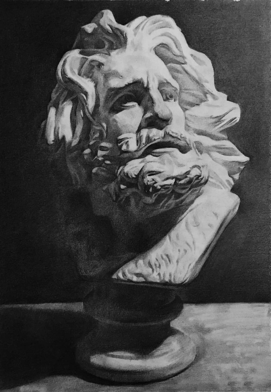 十大顶级素描雕塑,雕塑大师的素描