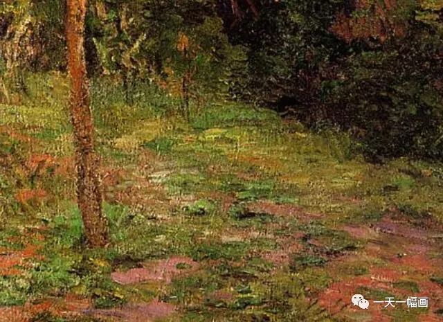 《鲁昂的春天》是高更经历变故暂居鲁昂思考人生的创作