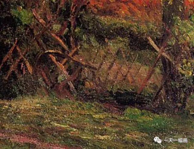 《鲁昂的春天》是高更经历变故暂居鲁昂思考人生的创作