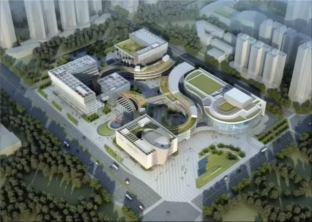 大源核心商务区,大源cbd核心区夜景