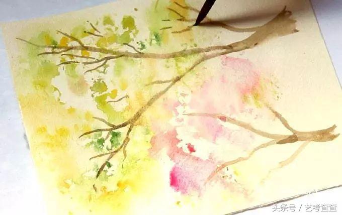 彩色水彩画教程步骤图片,创意水彩画入门教程