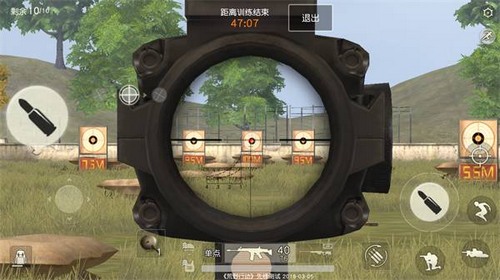 荒野行动各种枪皮肤开倍镜的效果,荒野行动倍镜怎样调最好用