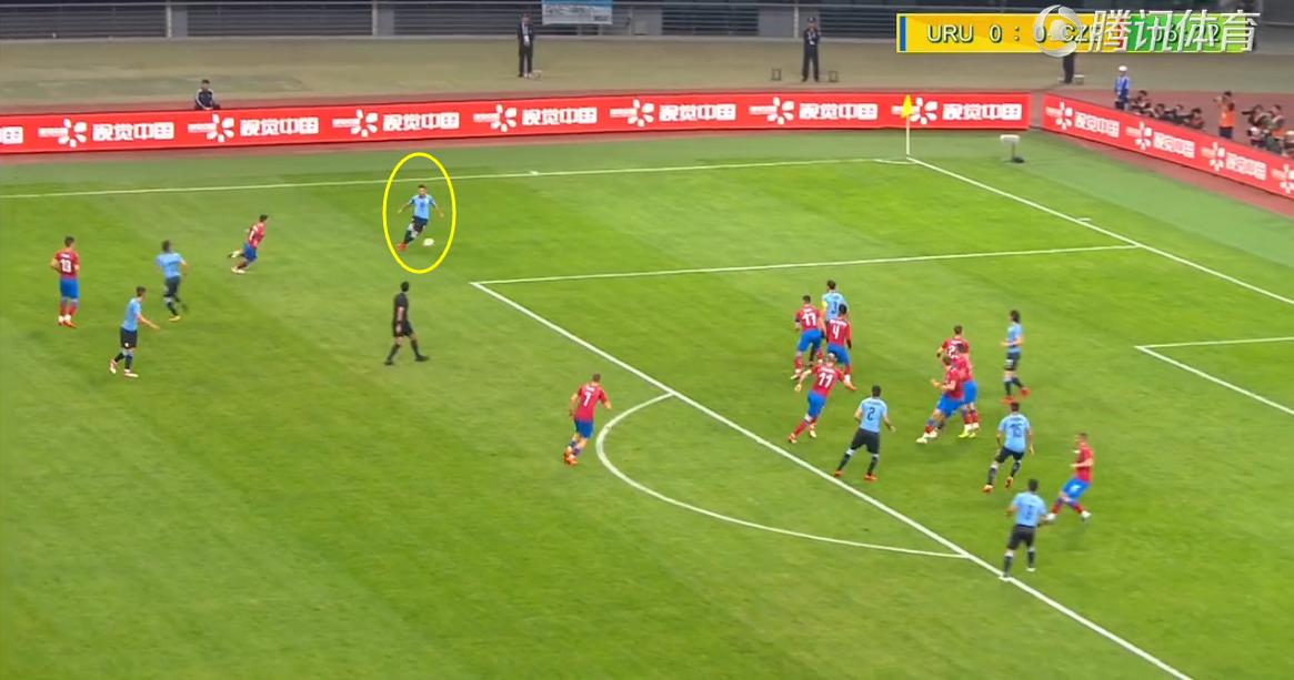 中国杯上倒钩的新疆球员,卡瓦尼单刀弧线球