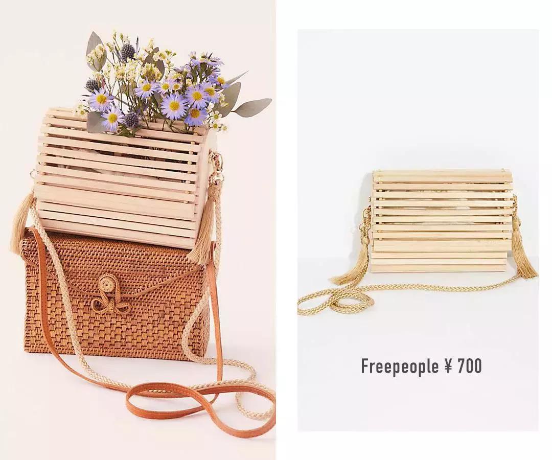 草编包女夏季新款海边田园风,原创棉麻包裙森系小清新